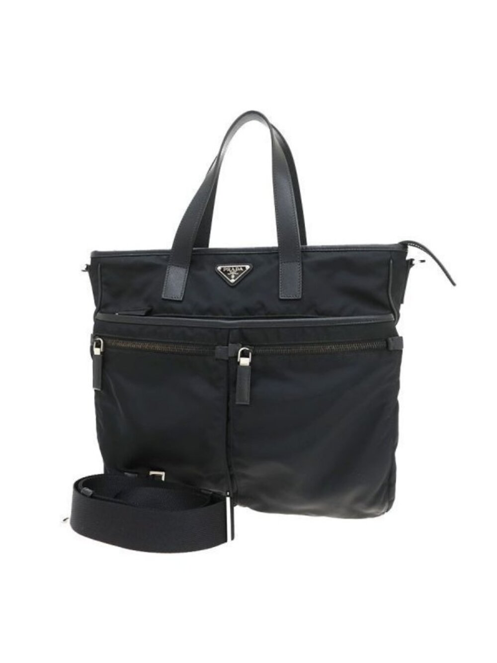 Prada Nylon 2-Way Tote Bag